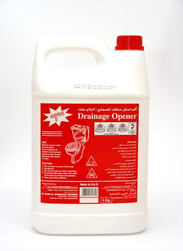 AQUA DRAINAGE OPENER LIQUID 6 KG (4 pcs per carton) Sinaha Platform